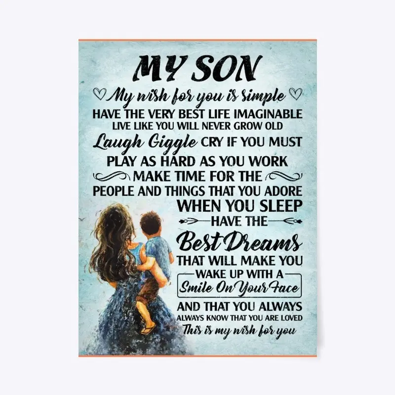 My Son My Wish For You Is Simple Blanket